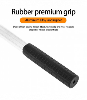 Foldable Landing Net Aluminum Alloy Frame Fishing Replacement Triangular Fishing For Easy Catches Portable Net Corrosions Resistant For Outdoor Activity