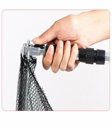 Foldable Landing Net Aluminum Alloy Frame Fishing Replacement Triangular Fishing For Easy Catches Portable Net Corrosions Resistant For Outdoor Activity