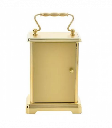 Wm.Widdop Carriage Clock - 2 tone gilt dial