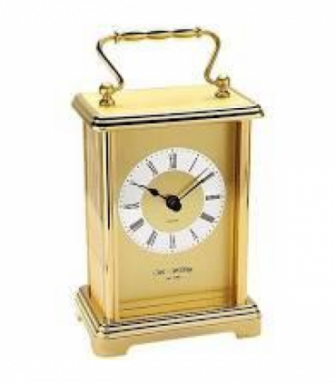 Wm.Widdop Carriage Clock - 2 tone gilt dial
