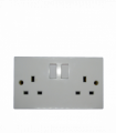 Daewoo Double Switched Socket pack of 10