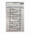 Leather White Watch Straps Pk10 size 10mm 1005.02