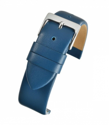 Blue Calf Leather Watch Strap 20mm