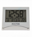 Acctim Mini Flip 2 Folding Travel LCD Alarm Clock Grey 15787