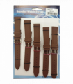 Brown Leather Watch Straps Pk5 size 20mm 1015BR