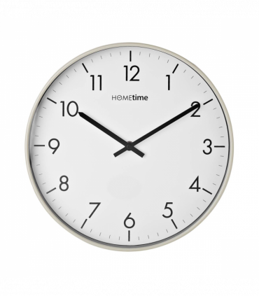 Hometime Grey Wall Clock With Sweep Movement 30cm