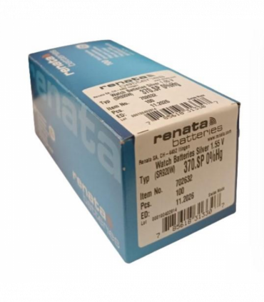 RENATA SP 370 Watch Batteries Pack of 100