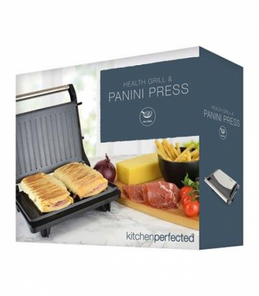 KitchenPerfected Health Grill and Panini Press - Black Steel