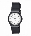 Casio Mens Basic White Dial Black Resin strap Watch MQ-24-7BLL