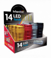 Infapower 14 LED Ultra Aluminium Torch (Pack of 12)