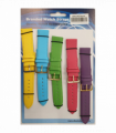 Leather Pastels Watch Straps Pk5 size 24mm 1005.04