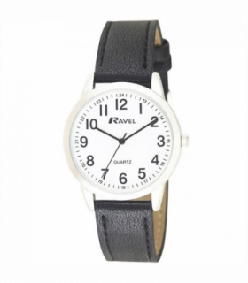 Ravel Mens Classic Leather Strap Watch R0132.21.1