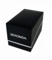Sekonda Black Watch Box with padded Cushion