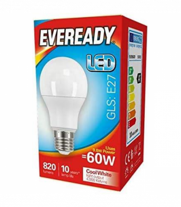 Eveready LED Bulb GLS ES 60w DL Pk of 5