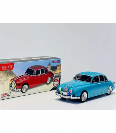 WSTER Wireless Bluetooth Car Speaker with TF/USB/FM - CLASSIC - EMERALD