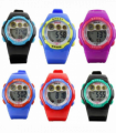 POLIT Childrens Delux Digital watch in Tin, assorted stlyes and colours varied CW-0026