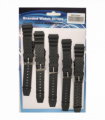 2002 Heavy Duty PU Watch Straps 5PKS 18mm