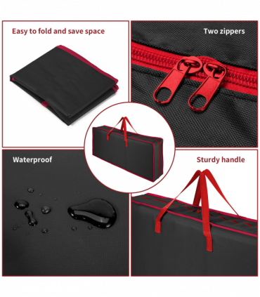 VINSANI CHRISTMAS GIFT WRAP BLACK STORAGE BAG 1010455