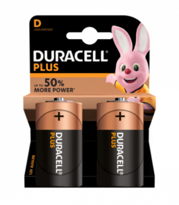 Duracell Plus D Size Alkaline Batteries
