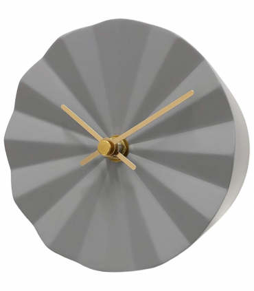 Acctim Layla Resin Table Clock in Grey 37097