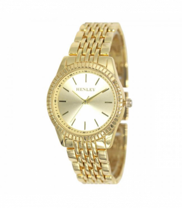 Henley Ladies Dress Bracelet Watch Gold/Gold H07328.22