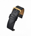 Black Buffalo Grain Leather Watch Strap 30mm