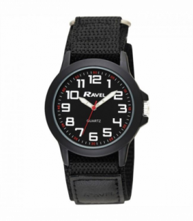 Ravel Mens Sports Case Arabic Dial Strap Watch R1601.65.33