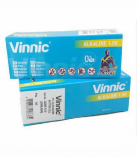 Vinnic L626 AG4 Watch Battery BOX OF 10 (100 Batteries)