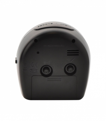 Wm. Widdop Round Alarm Clock Light, Snooze, Sweep - Black