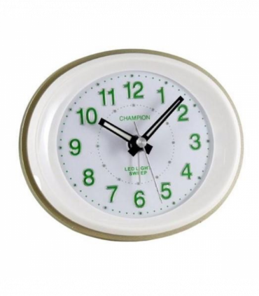Champion Silent Sweep Gold Alarm Clock MF888G
