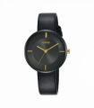 Lorus Ladies Fashion Analogue Quartz Black Dial with Leather Strap Watch -  RG259QX9