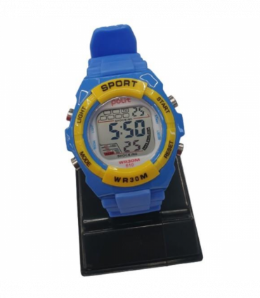 POLIT Childrens Boys & Girls Delux Digital watch in Tin, assorted stlyes and colours varied CW-0026 Box Of 10