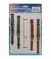 1555.05 12MM 2X Extra Long Mix Colour Leather Watch Straps Pack of 5