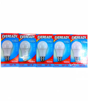 Eveready LED Bulb GLS B22 DL 100W 5pk