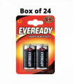 Eveready C Size Zinc Batteries 1 Box (24 x 2 pack)