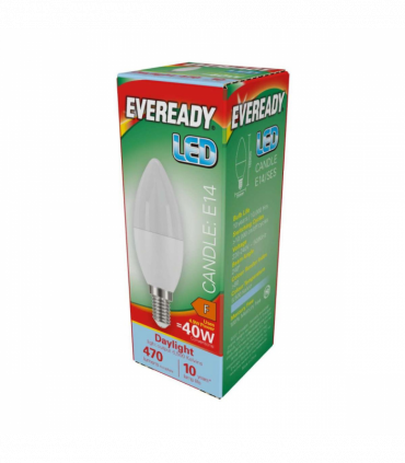 Eveready Candle LED Bulb 40W SES E14 DL pk of 5