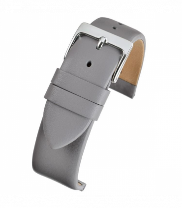 Grey Calf Leather Watch Strap 12mm