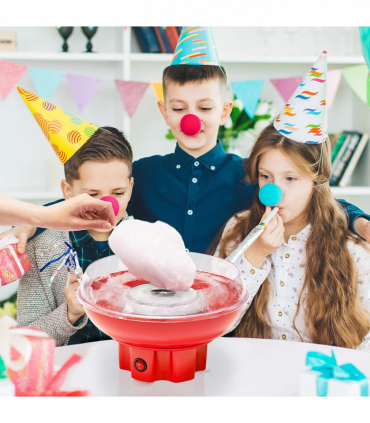 Global Gizmos Retro Candy Floss Maker Red 400W- 55889