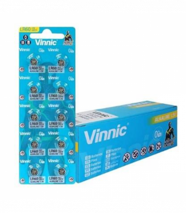 Vinnic L621 AG1 Watch Battery Box of 10 (100 Batteries)