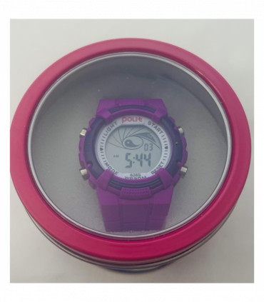 POLIT Childrens Disco Boys & Girls Digital watch in Tin, assorted stlyes and colours CW-0025