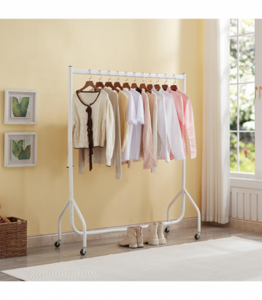 4ft Super Strong Heavy Duty Clothes Rail - White