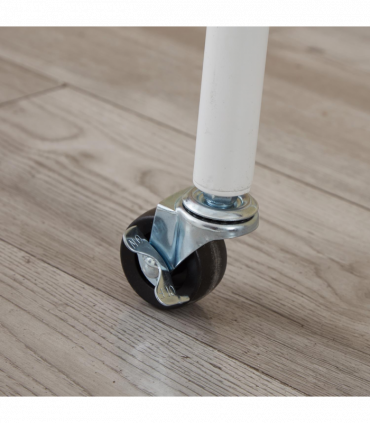 4ft Super Strong Heavy Duty Clothes Rail - White