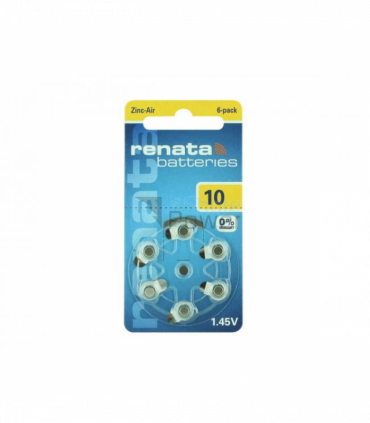 ZA 10 PR 70  RENATA HEARING AID BATTERY PK6