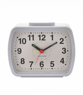 Wm.Widdop Qtz Alarm Clock Bell Oblong  Wht/Green Dial 5184W