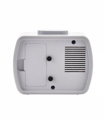 Wm.Widdop Qtz Alarm Clock Bell Oblong  Wht/Green Dial 5184W