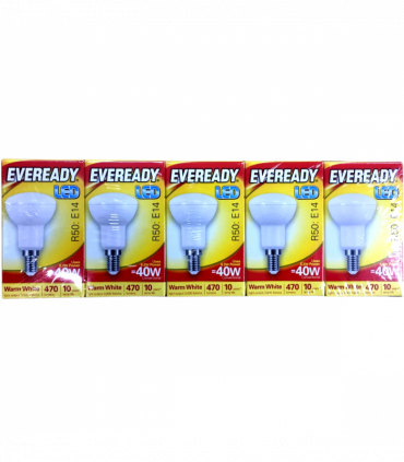 Eveready LED Bulb 470lm R50 E14 Warm White 40W