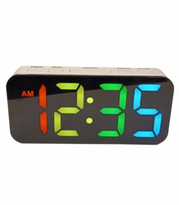 Acctim Jaxon Digital Alarm Clock in White - 16512
