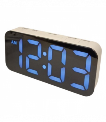 Acctim Jaxon Digital Alarm Clock in White - 16512