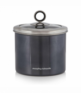 Morphy Richards Small 14cm x 13cm Canister Black 46270
