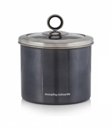 Morphy Richards Small 14cm x 13cm Canister Black 46270